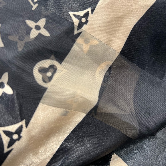 Louis Vuitton Silk Square Monogram Scarf - Picture 3 of 8